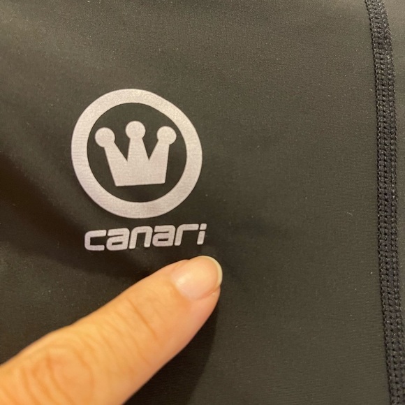 Canari Womens Biking Athletic Refelctive Padded Cycling Shorts Black Comfort Med - Picture 10 of 13